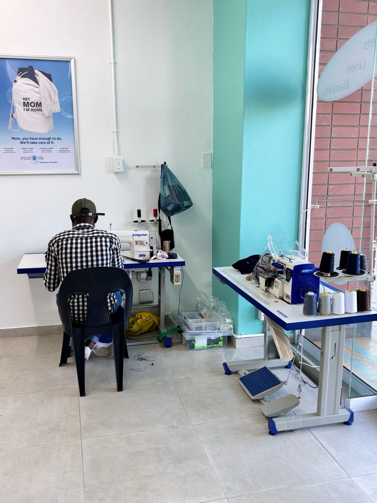 Our tailoring and alterations workshop